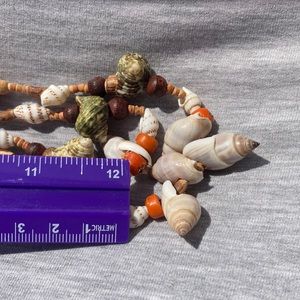Vintage bead and shell necklace